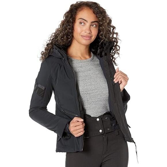 NWT Obermeyer Electra Insulated Ski Jacket in Black Size 2 or XS style 16009 - Picture 4 of 14